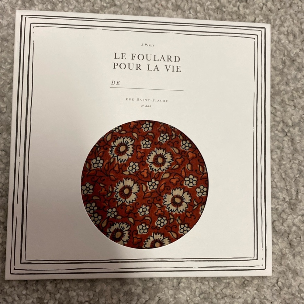 Sezane floral scarf